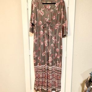 Bohemian style, maxi dress! Size - XL